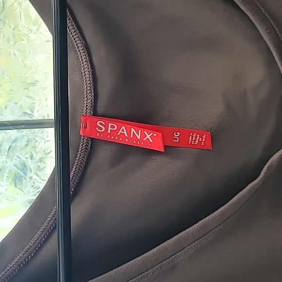 NWOT Spanx Tank Scoop Neck Bodysuit Brown Size Large - Picture 4 of 5